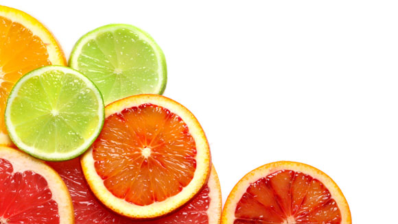 Citrus fruits and berries can be helpful