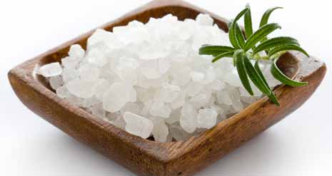 Cleanse Crystals With Sea Salt